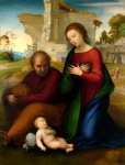 Fra Bartolommeo - The Virgin adoring the Child with Saint Joseph